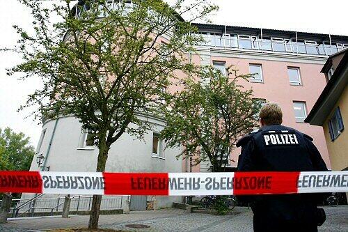 Das Ansbacher Gymnasium, in dem der 19-Jährige Amok lief