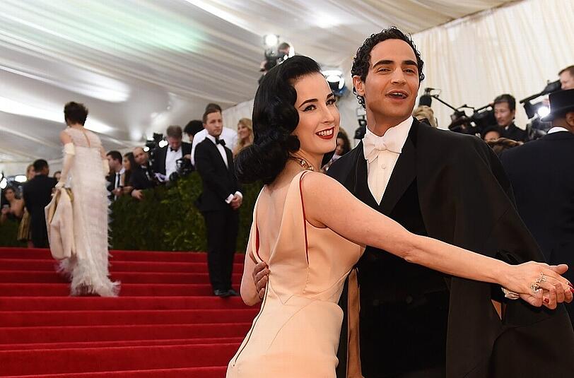Zac Posen und Dita Von Teese