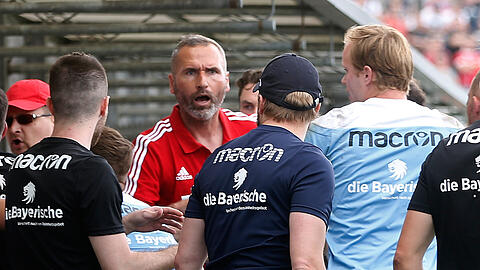 Emotions-Derby! Der damalige Bayern-Coach Walter (l.) und Bierofka (m.).