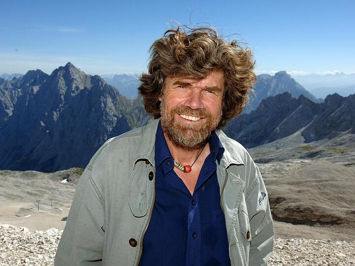 Auf der Seite der Gurndstückseigentümer im Werdenfelser Land: Reinhold Messner, Extrembergsteiger und Biobauer.