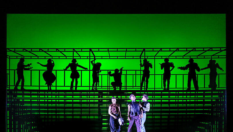 Lisa Stiegler, Patrick Isermeyer und Vincent zur Linden in „Romeo und Julia“