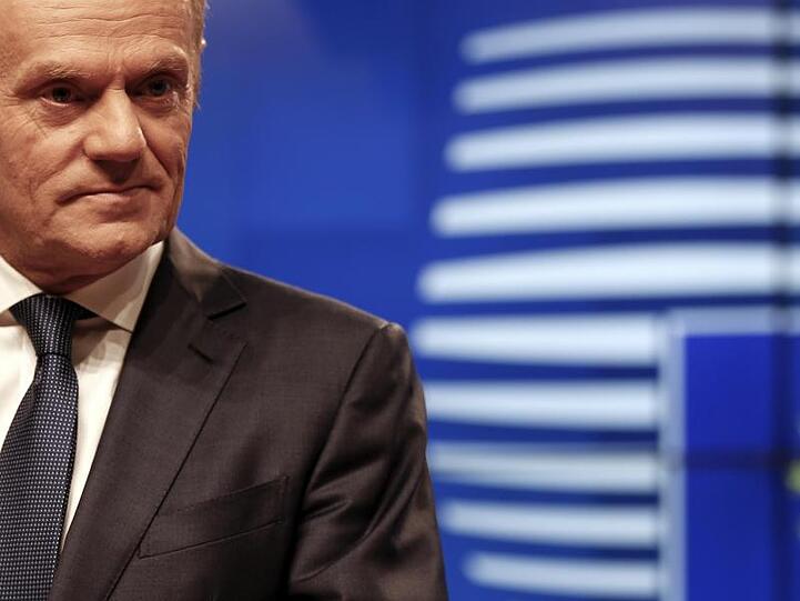 EU-Ratschef Donald Tusk hält eine kurze Brexit-Verschiebung für möglich.