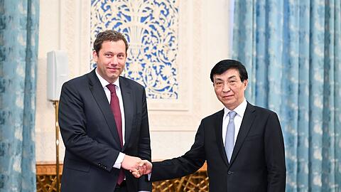 2023 war Klingbeil als SPD-Chef schon einmal für einen Parteiendialog in China. (Archivbild)