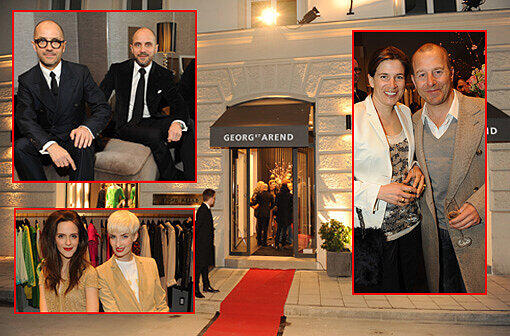 Promis beim Opening des G&E-Flagship-Stores München