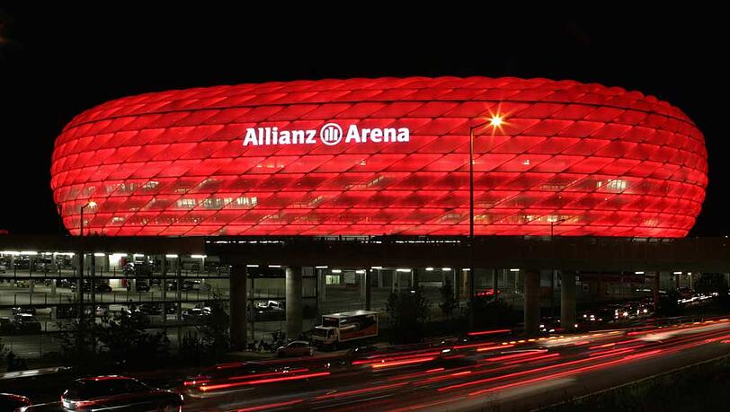 Das Stadion des FC Bayern künftig auch von innen erstrahlen: die Allianz Arena. Das Stadion des FC Bayern künftig auch von innen erstrahlen: die Allianz Arena.