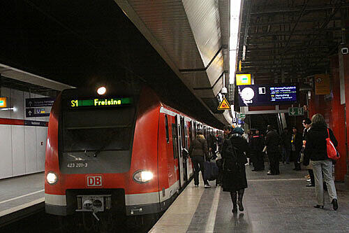 Viele S-Bahnen fielen am Donnerstagmorgen aus.