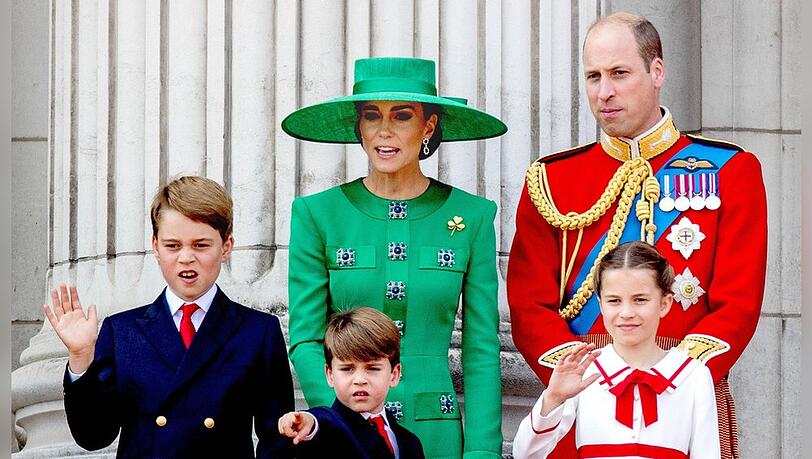 Prinz William und Prinzessin Kate mit ihren Kindern Prinz George (l.), Prinz Louis und Prinzessin Charlotte: Die Familie lebt zusammen im Adelaide Cottage in Windsor.