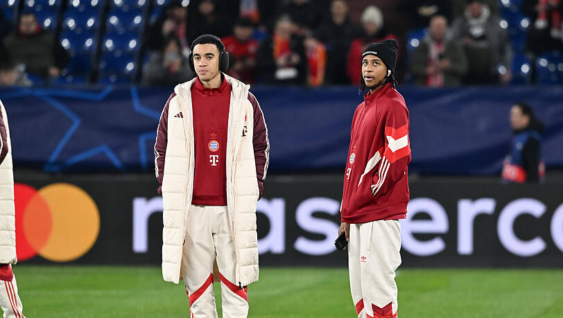 Verstehen sich nicht nur auf dem Platz: Jamal Musiala und Michael Olise. Verstehen sich nicht nur auf dem Platz: Jamal Musiala und Michael Olise.