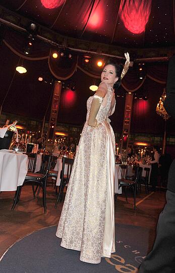 Burlesque-Tänzerin Stormy Heeather sorgte für Unterhaltung.