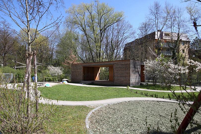 Kunst am Bau? Ein modern gestalteter Spielplatz!