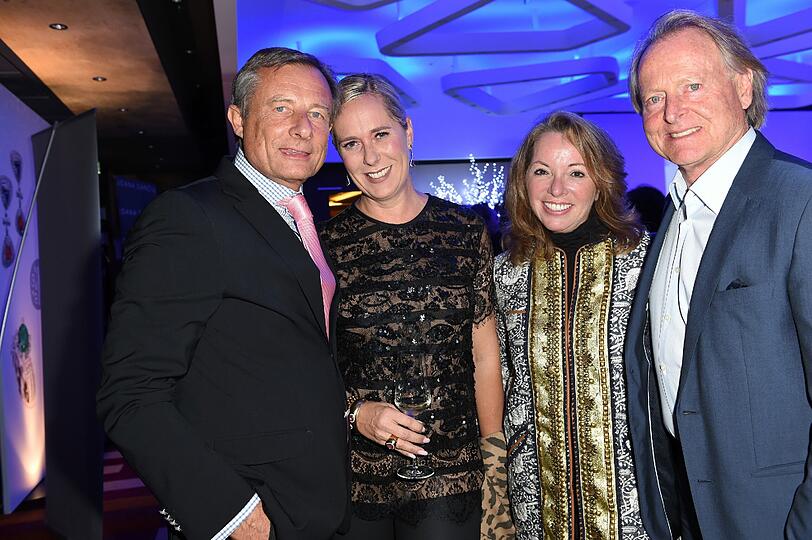 York Otto und Freundin Alexandra Albrecht, Christian von Pfuel und Sabina Frohwitter