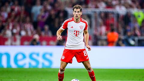 Münchens Leon Goretzka in Aktion.