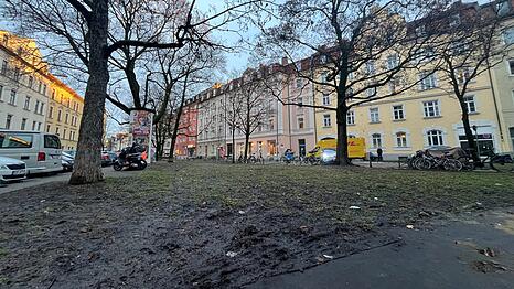 Hier soll&rsquo;s sch&ouml;ner
werden: Das Gr&uuml;ndreieck zwischen
Apianstra&szlig;e und Clemensstra&szlig;e soll zur &bdquo;Begegnungsoase&ldquo; umgebaut
werden.
