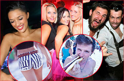 Heiß, verrückt und ganz viel nackte Haut - die besten Partypics vom Wochenende gibt's hier in der Bilderstrecke zum Durchklicken! Noch mehr Bilder unter www.nachtagenten.de