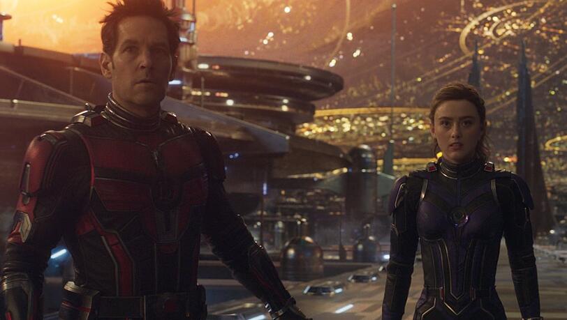 Starkes Vater-Tochter-Gespann: Paul Rudd und Kathryn Newton in "Ant-Man and the Wasp: Quantumania".