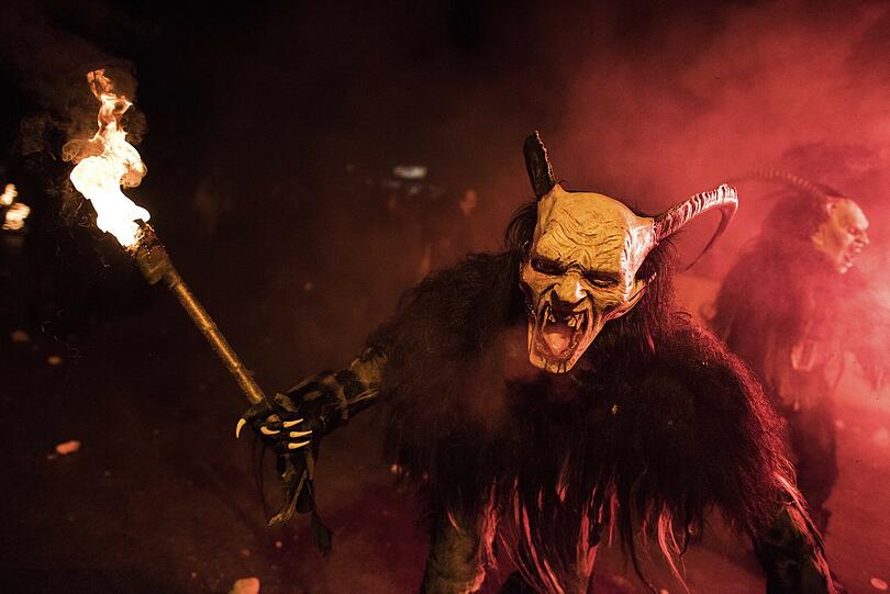 Der will doch nur spielen: Am Sonntag ist Krampuslauf.
