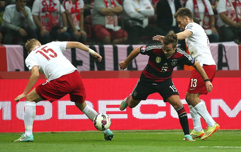 Götze: Viele Ballkontakt, viel unterwegs. Leitete einige gefährliche Aktionen wie die von Bellarabi (38.) ein. Der Abschluss fehlte ihm.