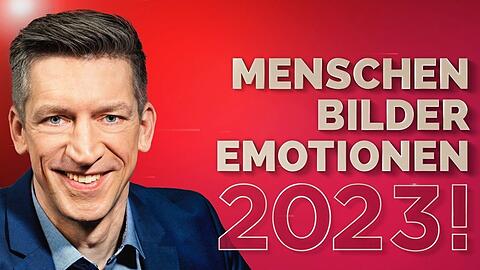 Moderator Steffen Hallaschka nimmt die Zuschauer mit durch den RTL-Jahresrückblick "Menschen, Bilder, Emotionen".
