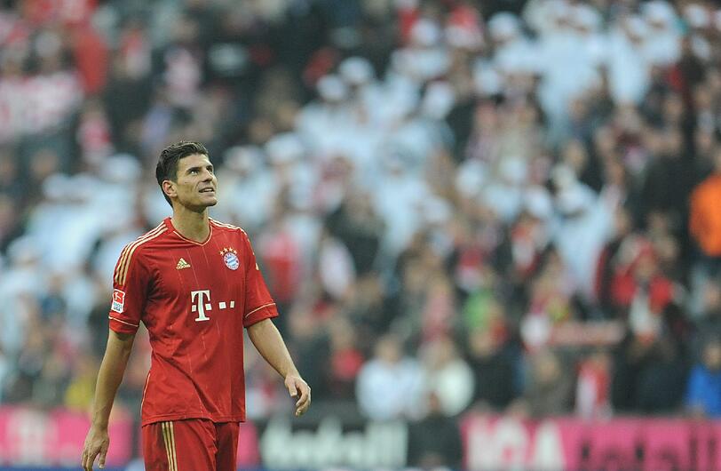 Man muss nicht immer viel rennen, um Tore zu schießen: Bayern-Stürmer Mario Gomez im Spiel gegen den 1. FC Nürnberg.