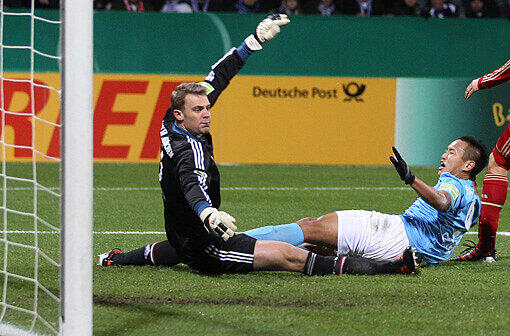 Die Bilder des DFB-Pokal-Achtelfinals.