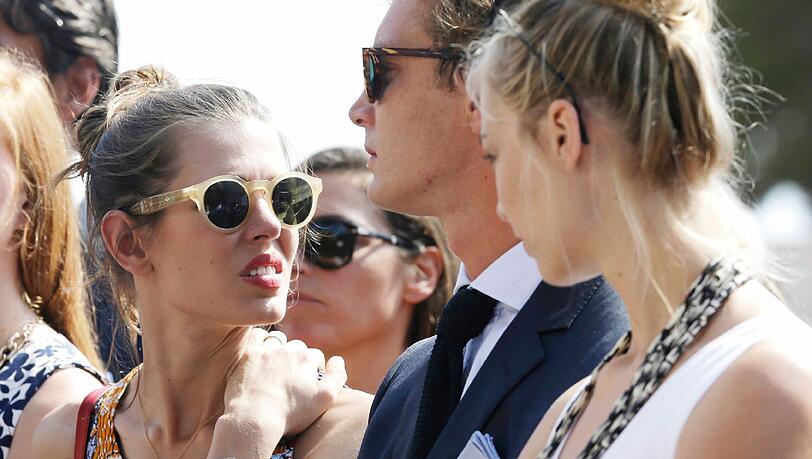 Charlotte Casiraghi mit ihrem Bruder Pierre und seiner Verlobten Beatrice Borromeo Charlotte Casiraghi mit ihrem Bruder Pierre und seiner Verlobten Beatrice Borromeo