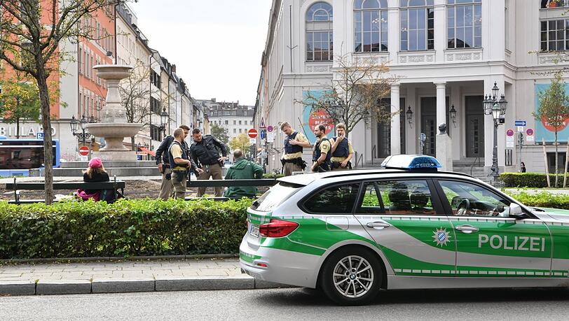 Die Polizei ist oft am Gärtnerplatz unterwegs.