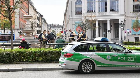 Die Polizei ist oft am Gärtnerplatz unterwegs.