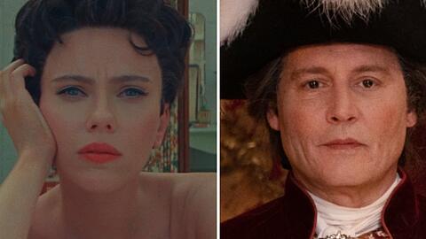Scarlett Johansson in "Asteroid City", Johnny Depp in "Jeanne du Barry".