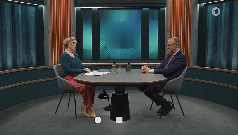 Caren Miosgas erster Gast war CDU-Chef Friedrich Merz Caren Miosgas erster Gast war CDU-Chef Friedrich Merz