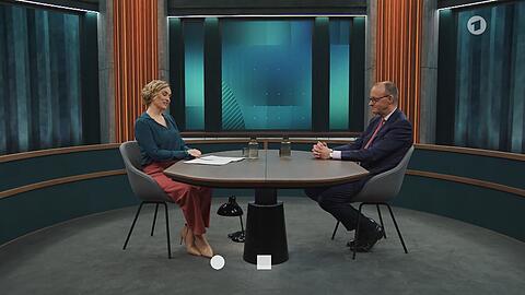 Caren Miosgas erster Gast war CDU-Chef Friedrich Merz