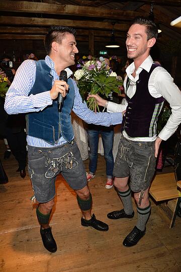 Daniel Fender und Freund Florian Koch