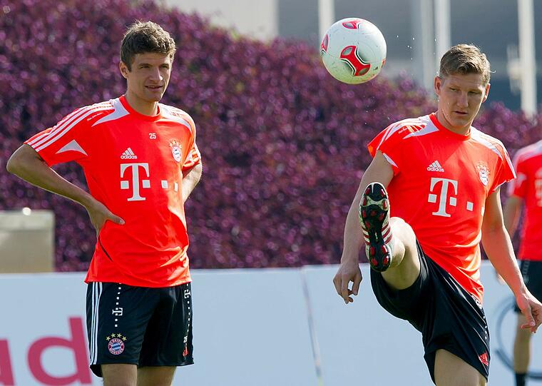 Der FC Bayern am vierten Trainingstag in Doha.