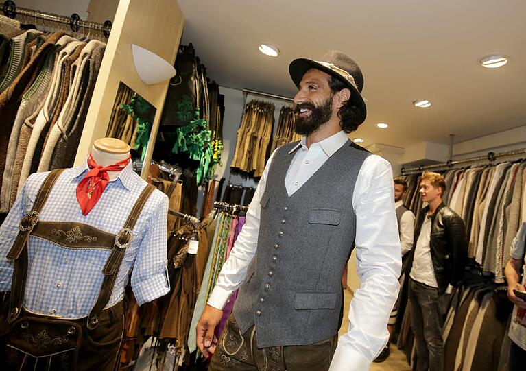 Neuzugang in Tracht: Adriano Grimaldi