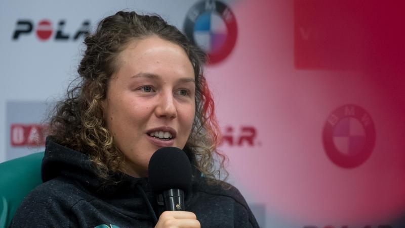 Schaut optimistisch nach vorne: Laura Dahlmeier. Schaut optimistisch nach vorne: Laura Dahlmeier.