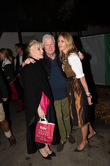 Donatella Flick, Christian (Mick) Flick und Karine de Brabant Maya von Schönburg