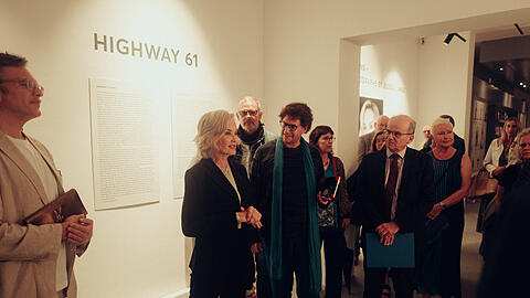 Vernissage mit Jessica Lange im Deutschen Theatermuseum am 1. Juli 2024.