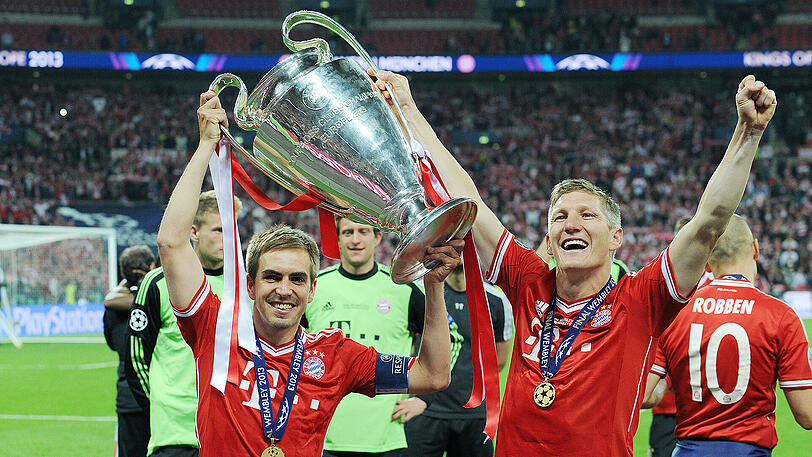 Maßgeblich für den Erfolg in der Triple-Saison verantwortlich: Philipp Lahm (l.) und Bastian Schweinsteiger.