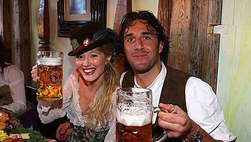 Bella Marta und Luca Toni. Bella Marta und Luca Toni.