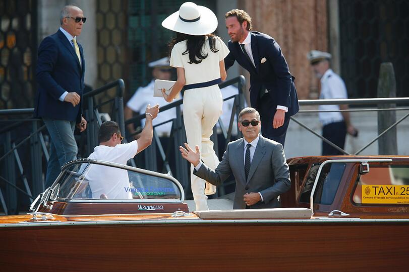 Amal Alamuddin und George Clooney haben in Venedig geheiratet.