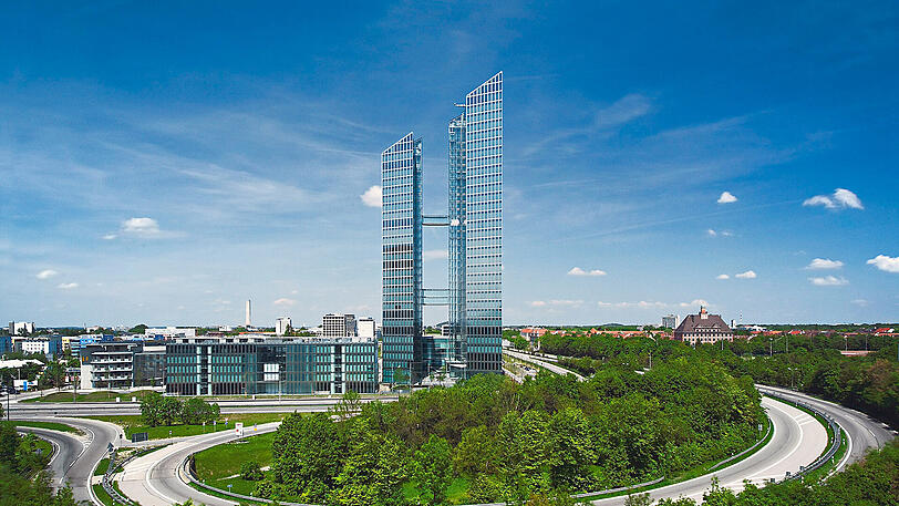 Die Highlight Towers in der Parkstadt Schwabing.