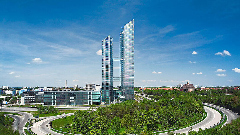Die Highlight Towers in der Parkstadt Schwabing. Die Highlight Towers in der Parkstadt Schwabing.