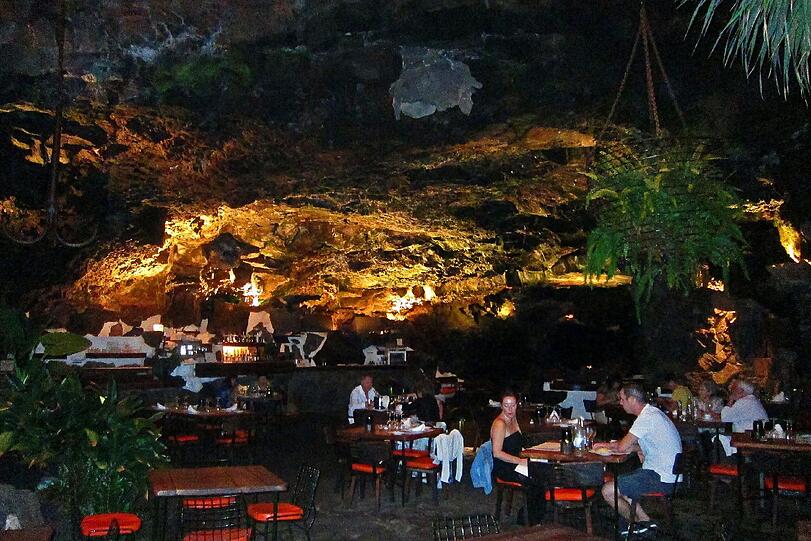 Höhle Jameos del Agua, Barrestaurant
