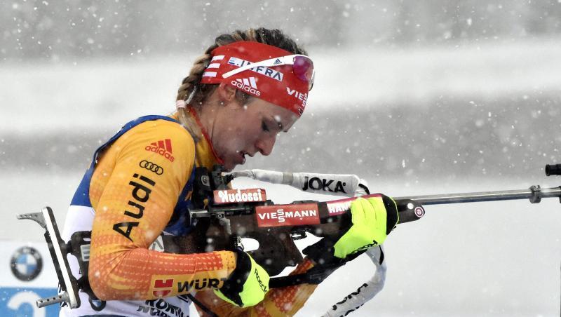 Siegte beim Saisonfinale in Kontiolahti: Denise Herrmann. Siegte beim Saisonfinale in Kontiolahti: Denise Herrmann.