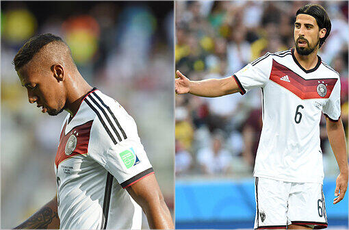 Sami Khedira und Jerome Boateng konnten beide am Sonntag nicht trainieren.