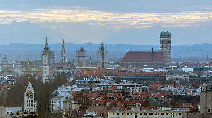 Ein Blick auf die Münchner Altstadt. (Archivbild)