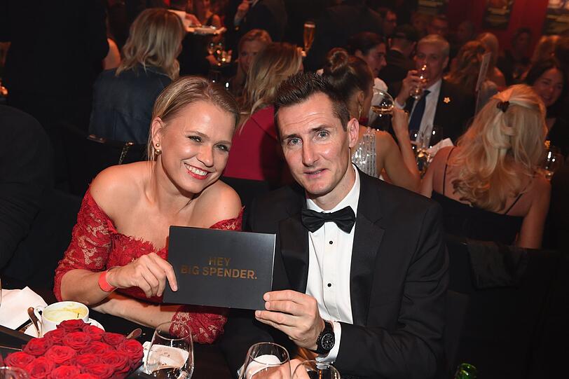 Nova Meierhenrich und Miroslav Klose.