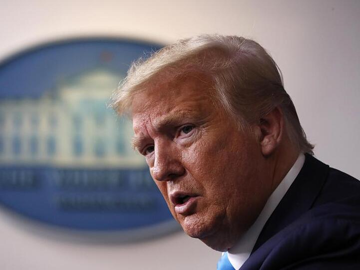 US-Präsident Donald Trump im Weißen Haus.