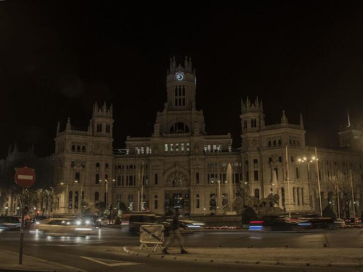 Der Palast der Kommunikation in Madrid.