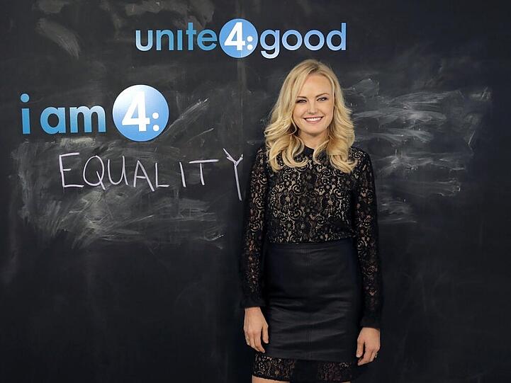 Malin Akerman besucht eine Veranstaltung für die "unite4:good"-Bewegung