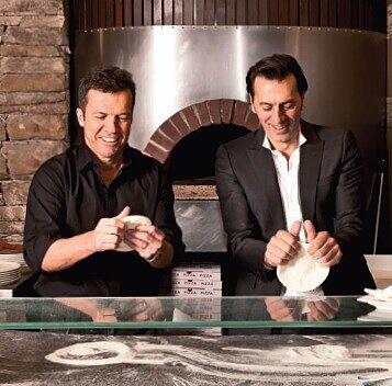 Teig-Test mit Lothar Matthäus (l.):